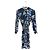 Diane Von Furstenberg Prita Abstract Butterfly Seidenkleid Mehrfarben Dunkelblau