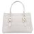 Borsa Christian Dior D Buckle Tote Cannage Stitch Leather Large Bianco