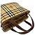 Borsa a mano in pelle Burberry Nova Check Shadow Horse Pattern Marrone Nero Bianco Rosso Beige - vista 4