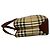 Borsa a mano in pelle Burberry Nova Check Shadow Horse Pattern Marrone Nero Bianco Rosso Beige - vista 5