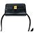 Céline Celine Vintage Triomphe Logo Turnlock Schultertasche aus Leder Schwarz - Ansicht 4
