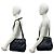 Borsa a tracolla Loewe Vintage Anagram Logo in pelle Nappa Nero - vista 2
