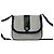 Gucci Vintage Micro GG Logo Hardware Leder-Schultertasche Marineblau