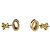 Hermès Brincos Hermes Mini Pop H Rosa Dourado - vista 5