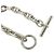 Hermès Pulsera de Dijes Hermes Chaine d'Ancre GM Sterling Silver Plata - vista 4