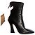 Fendi Lederstiefel Schwarz mit Monogramm