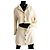 Maje Texturiertes Tweed-Minikleid in Creme Roh