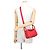 Hermès Bolsa de mão Hermes Lindy Mini Vermelho - vista 4