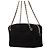 Borsa a tracolla Chanel in camoscio e pelle nera Nero - vista 2