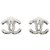 Orecchini a lobo Chanel con strass - vista 3