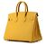 Hermès Borsa Hermes Birkin 25 Jaune Ambre Togo Giallo - vista 2