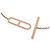 Hermès Bracelet chaîne avec breloques Hermes 18K Pink Gold - vue 5