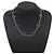 Collana Van Cleef & Arpels Alhambra in agata blu e oro giallo 18K - vista 3