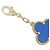 Collana Van Cleef & Arpels Alhambra in agata blu e oro giallo 18K - vista 7