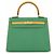 Hermès Hermes Kelly 25 Handtasche Grün Gelb