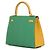 Hermès Hermes Kelly 25 Handtasche Grün Gelb - Ansicht 2
