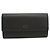 Christian Dior Long Flap Wallet Black