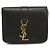 Autre Marque Portafoglio bi-fold Saint Laurent in pelle nera Nero