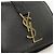 Autre Marque Portafoglio bi-fold Saint Laurent in pelle nera Nero - vista 6