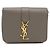 Autre Marque Saint Laurent Bi-fold Geldbörse Grau Braun