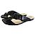 Sandali Loewe in pelle nera con anello Nero