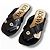 Sandali Loewe in pelle nera con anello Nero - vista 11