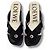Sandali Loewe in pelle nera con anello Nero - vista 3