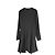 Isabel Marant Usmara Mini-Kleid aus gerafftem Krepp in Schwarz - Ansicht 7