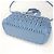 Borsa Tote Miu Miu in pelle di agnello blu - vista 2
