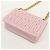 Borsa a tracolla Miu Miu in pelle di agnello rosa - vista 2