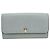 Valextra Gray Bi-Fold Long Wallet Braun