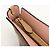 Borsa a pochette Burberry in pelle marrone - vista 6