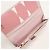 Saffiano Prada Bi-fold langes Portemonnaie in Pink - Ansicht 4