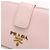 Saffiano Prada Bi-fold langes Portemonnaie in Pink - Ansicht 6
