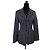 Blazer Moschino Jeans de algodón a raya diplomática Negro