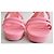 Chanel Sandali platform Parthenon in pelle di capra rosa - vista 3