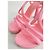 Chanel Sandali platform Parthenon in pelle di capra rosa - vista 4