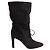 Botas Eliza Lk Bennett em camurça preta tamanho 38 Preto
