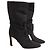 Botas Eliza Lk Bennett em camurça preta tamanho 38 Preto - vista 3