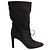 Lk Bennett Eliza Black Suede Ankle Boots Size 40