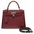 Hermès Borsa HERMES Kelly 25 in Pelle Rossa - 103897 Rosso - vista 3