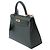 Hermès Borsa HERMES Kelly 25 in Pelle Verde - 103894 - vista 5