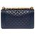 Borsa CHANEL Boy in Pelle Blu Navy - 103911 - vista 3