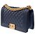 Borsa CHANEL Boy in Pelle Blu Navy - 103911 - vista 4