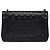 Borsa CHANEL Timeless/Classique in Pelle Nera - 103637 Nero - vista 4