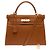 Hermès Borsa HERMES Kelly 32 in Pelle Dorata - 103915 D'oro - vista 2