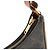 Céline CELINE - Borsa a tracolla Ava in tela rivestita monogramma Triomphe marrone - vista 4