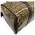 Borsa Boston Fendi Zucchino Crystal Marrone - vista 6