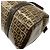 Borsa Boston Fendi Zucchino Crystal Marrone - vista 7