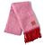 Loewe Wollschal rosa mit roten Fransen Pink - Ansicht 3